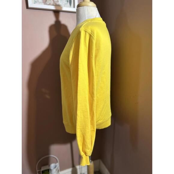 Walt Disney World Mickey Mouse Sweatshirt Womens Size Small Yellow - Picture 2 of 9